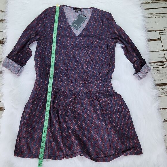 Color‎ Block -1021 long sleeve low waisted dress Medium y2K style 6224157 NWT - Picture 8 of 9